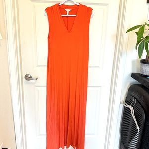 Matilda Jane Dress Size Med In The Breeze Maxi Dress Orange Knit No belt